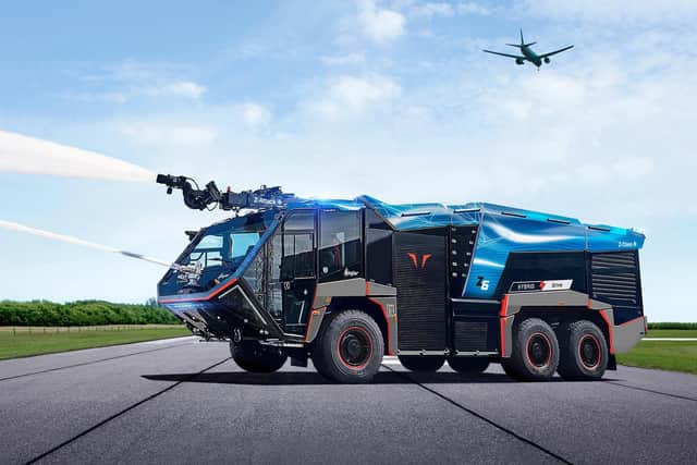 Brighouse-based emergency services specialist, Venari Group, has announced its contract to supply a UK-first hybrid aircraft rescue and firefighting (ARFF) truck to Cranfield Airport, which is owned by Cranfield University.