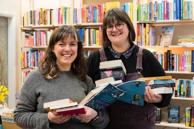 Juno Books business owners Sarah Scales and Rosie May. Photo: Paul David Drabble