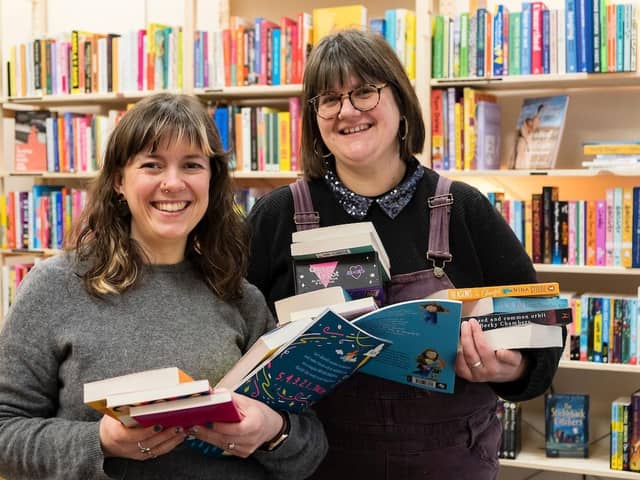 Juno Books business owners Sarah Scales and Rosie May. Photo: Paul David Drabble