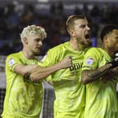 Delano Burgzorg struck late for Huddersfield Town. Image: Ben Whitley/PA Wire