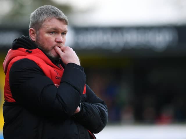 TARGETS: Doncaster Rovers manager Grant McCann