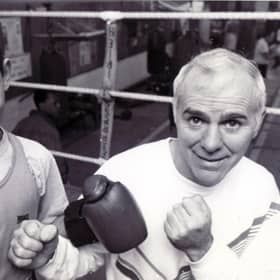 Naseem Hamed (age 12) at the start of his boxing career, training at the St Thomas Boys Club, Wincobank, Sheffield, with Brendan Ingle. Picture John Marshall Photography Ltd., Barnsley