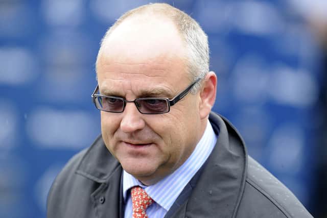In the hunt: Malton's Richard Fahey could win a tenth Top Trainer title at York today.