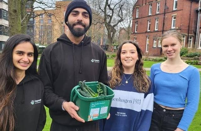 Simrun Punjabi and Husain Alogaily recently highlighted their social enterprise Compost-it during National Food Waste Action Week.