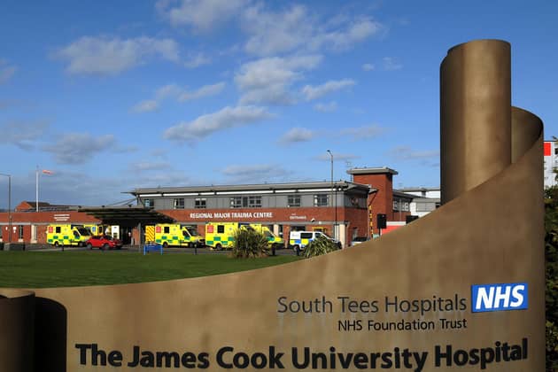 The James Cook University Hospital, part of the South Tees Hospitals NHS Foundation Trust.