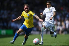 PREMIER LEAGUE PLAYER: Alexis Mac Allister playing for Brighton and Hove Albion against Leeds United last season