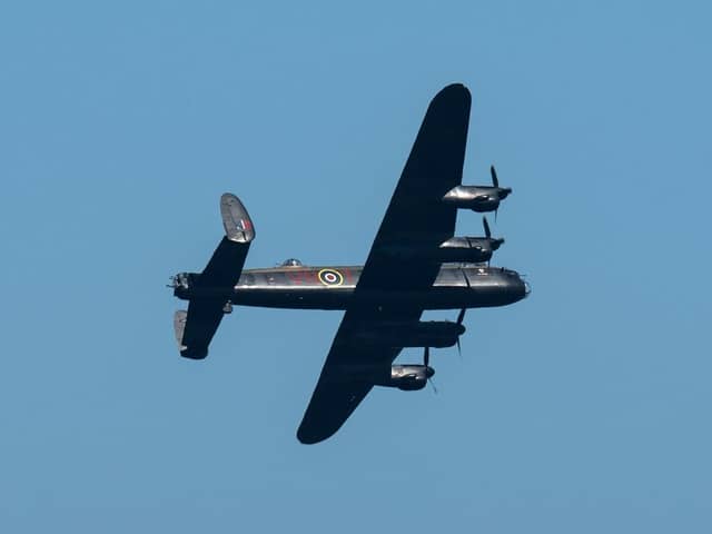 A Lancaster bomber. (Pic credit: Oli Scarff / AFP via Getty Images)