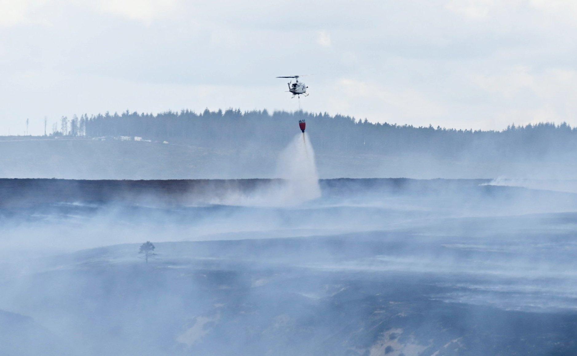 Wildfires: Chinooks and military aircraft to be used to tackle blazes on moorland