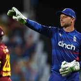 THE WAY FORWARD: Captain Jos Buttler believes there are plenty of positives for England to take despite their 2-1 one-day international series defeat against West Indies, sealed with defeat in Barbados. Picture: Ashley Allen/Getty Images