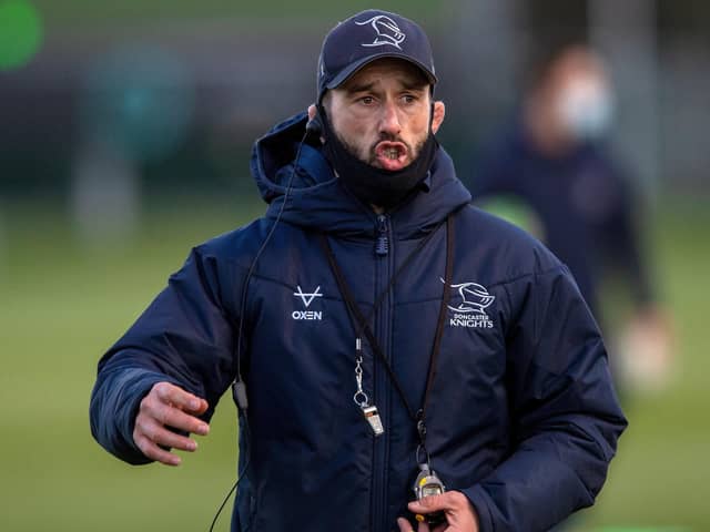 Steve Boden - fostering the team environment at Doncaster Knights with a few cold beers (Picture: Bruce Rollinson)