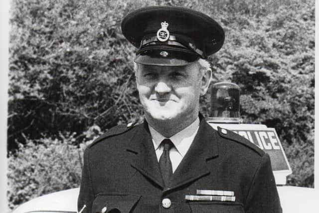 World War Two veteran PC Gilbert Robertson and a colleague were unarmed when they overpowered the gunman in a toilet