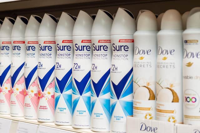 Unilever, which makes hundreds of household brands, has revealed its yearly sales were boosted by higher prices and selling more products. (Photo by PA)