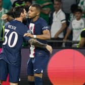 TEAM-MATES AND RIVALS: Paris Saint-Germain colleagues Lionel Messi and Kylian Mbappe go head to head when Argentina meet France in the World Cup final