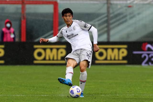 Newcastle United have sent scouts to watch Bologna defender Takehiro Tomiyasu ahead of a potential summer bidding war for the Japan international. (Il Resto del Carlino)
 
(Photo by Maurizio Lagana/Getty Images)