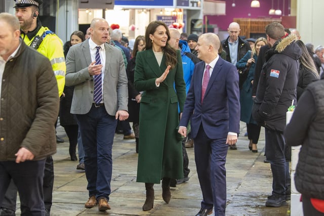 The Princess of Wales visited the iconic Leeds Kirkgate Market to talk about her Shaping Us project