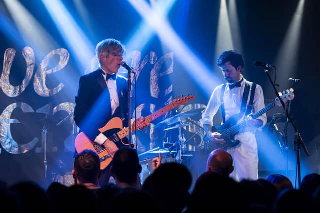 We Are Scientists playing live at the Brudenell Social Club, Leeds. From left vocalist and guitarist Keith Murray and bass player and vocalist Chris Cain. Picture: Ernesto Rogata