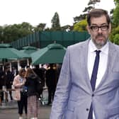 Richard Osman at Wimbledon in 2022. Picture: Aaron Chown/PA.