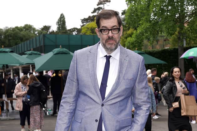 Richard Osman at Wimbledon in 2022. Picture: Aaron Chown/PA.