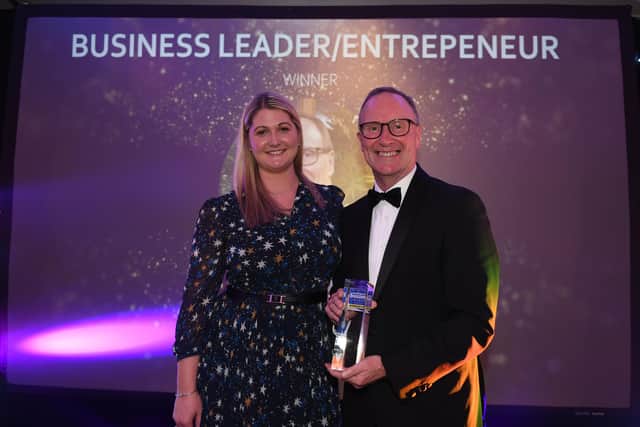 Yorkshire Post Business Awards.
Pictured Leader/Entrepreneur of the Year: David Bond of Sheffield Forgemasters
Picture Gerard Binks