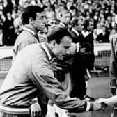 CROWNING GLORY: England right-back George Cohen meets Queen Elizabeth II before the start of the 1966 World Cup