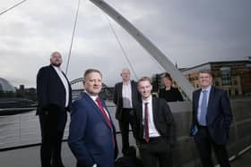 Business Enterprise Fund, Gateshead.Left to right: Lee Vickers, Simon Jackson, Antony Nicholson, Chris McGill, Claire Constable, Stephen Waud.