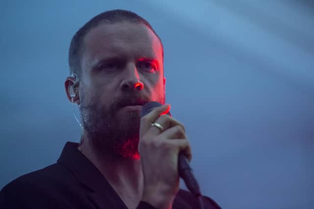 American musician and songwriter Father John Misty (Joshua Tillman) plays live at The Refectory in the University of Leeds. Picture: Ernesto Rogata, Alamy Live News.