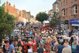 Driffield town centre is busy for the annual steam rally event