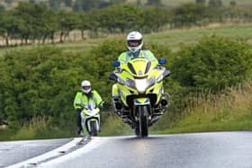A motorcyclist has died after a crash near Hawes in the Yorkshire Dales. Stock photo image provided by North Yorkshire Police.