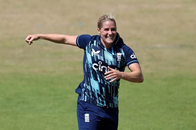 Katherine Brunt of England is heading to another World Cup (Picture: David Rogers/Getty Images)