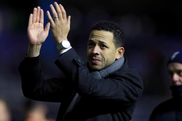 GOOD JOB: Hull City manager, Liam Rosenior, applauds travelling supporters following their Championship win over Birmingham City at St. Andrew's. Picture: Bradley Collyer/PA