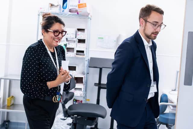 Local MP visits eye clinic in York and backs easier NHS access