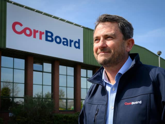 Rob Burgin, managing director of Corrboard.  Picture: Darren Casey DCimaging