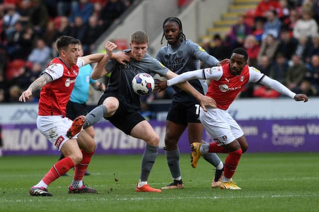 FRUGAL: Despite adding to their squad with the likes of Jordan Hugill and Tariqe Fosu, Rotherham United ran their usual tight ship when it came to agents' fees