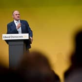 Sir Ed Davey speaks at the Liberal Democrat Conference in 2019