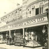 Postcard of T Burberry and Sons shop circa 1907. (Picture credit: Alamy/PA.)