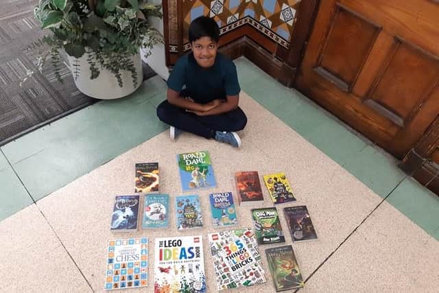 Eight-year-old Drupta Vangapally from Whinmoor has raised £150 for new books after becoming concerned about the future of the Whinmoor Library in lockdown.