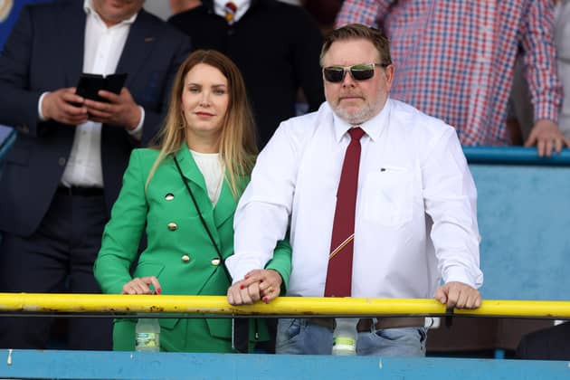 Stefan Rupp (right), owner of Bradford City. Photo by George Wood/Getty Images.