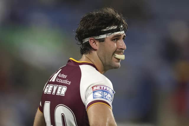 Cole Geyer appears to have played his last game for Huddersfield. (Photo: John Clifton/SWpix.com)
