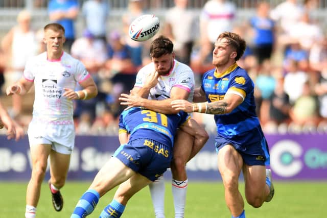 The winger's last game for Leeds was against Wakefield in June. (Photo: Simon Hulme)