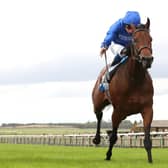On the brink: Jockey William Buick wins the Godolphin Lifetime Care Oh So Sharp Stakes on Dance Sequence at Newmarket yesterday – and looks set to be crowned York’s leading rider for 2023 later today.