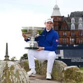 Winning feeling: Sheffield's Matt Fitzpatrick won the Alfred Dunhill Links at St Andrews last month and this week goes in search of a third title at the season finale in Dubai (Picture: Getty Images)