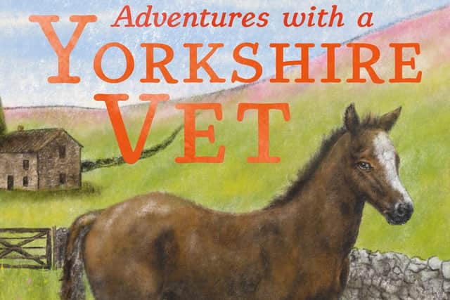The cover of Julian Norton's new book, 'Adventures with a Yorkshire Vet: The Lucky Foal and Other Animal Tales'.