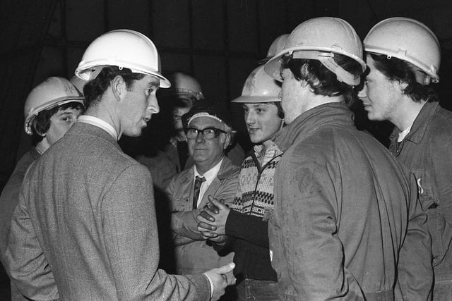 Back to 1979 and Prince Charles was at Pallion shipyard, part of Sunderland Shipbuilders Ltd. Were you pictured in this photo?