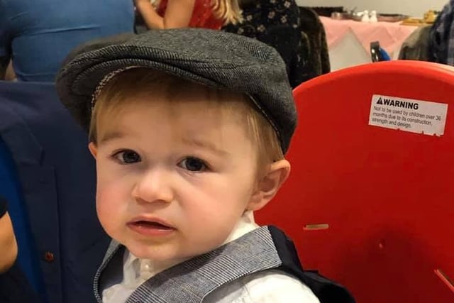 Harry Morrow will be 2 years old on April 10. He is not having much luck with birthdays so far in his life as his first birthday party was also canceled as his parents had the norovirus. Good luck for next year Harry.