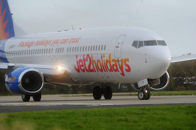 Jet2 planes diverted to Manchester after 'suspected bird strike'.