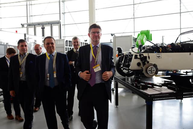 Greg Clark, Secretary of state for Business, Energy and Industrial Strategy, pictured at AMRC. Picture: Marie Caley NSST-08-07-19-AMRC-1