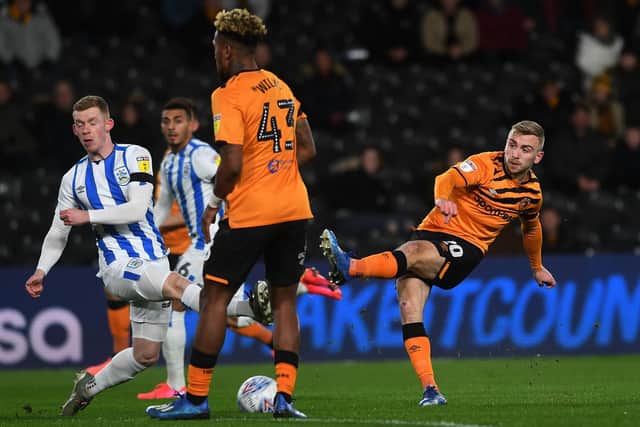 GOAL THREAT: Jarrod Bowen showed Premier League qualities at Hull City