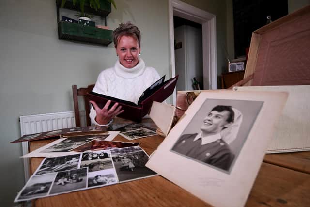 Becky Bond has set up Your Story Your Voice, offering recordings of conversations between loved ones. Becky is pictured at her home at Menston, Leeds, by Simon Hulme.