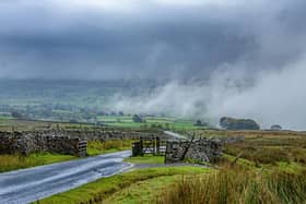 Mist blows through Wensleydale near Askrigg situated in the Yorkshire Dales National Park photographed for The Yorkshire Post by Tony Johnson.