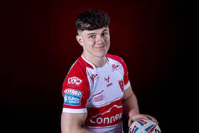 Reiss Butterworth is poised to make his non-competitive debut for Hull KR this weekend. (Photo: Allan McKenzie/SWpix.com)